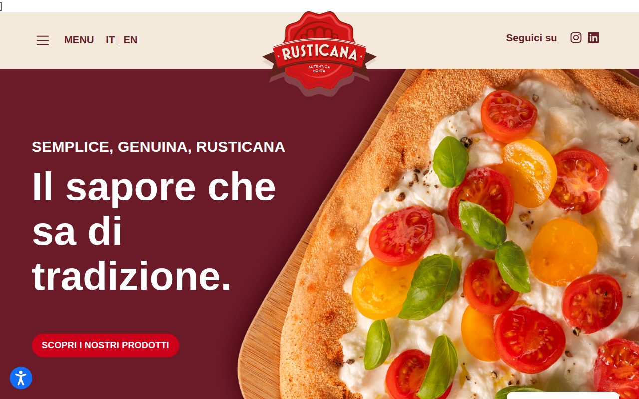 Sito La Rusticana &mdash; sviluppo di Fabrizio Palazzo