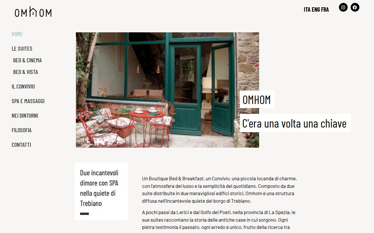 Sito OMHOM &mdash; sviluppo di Fabrizio Palazzo