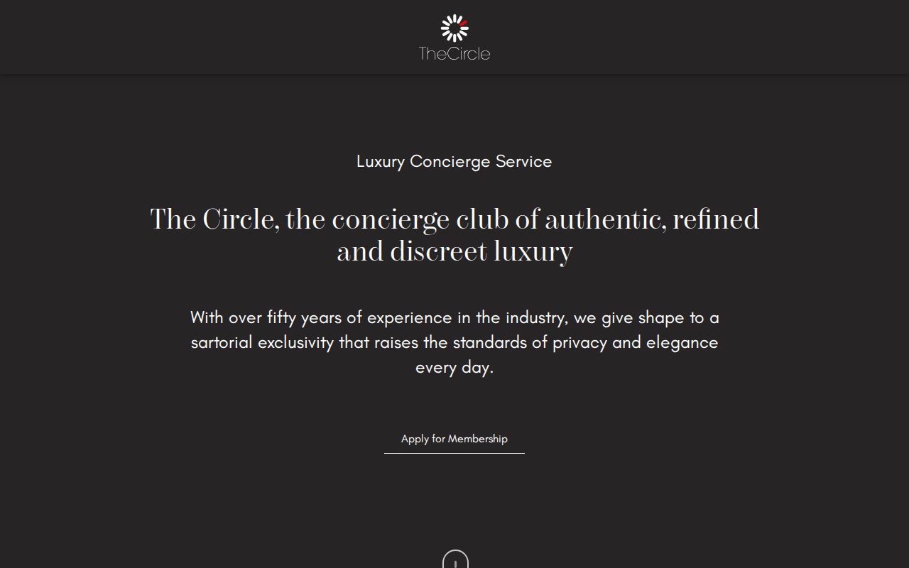 Sito The Circle Club &mdash; sviluppo di Fabrizio Palazzo
